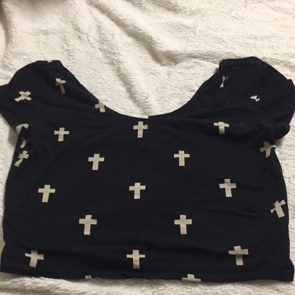 cross crop top